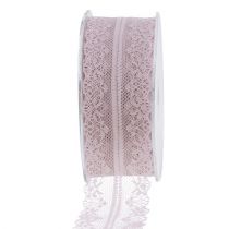 Prodotto Pizzo rosa antico 40mm 20m