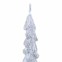 Candele coniche abete argento 30mm × 260mm 2pz
