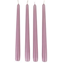 Candele coniche Candele Wenzel lilla 250/23mm 12 pz