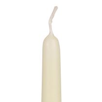 Candele coniche, candele a stecco, bianco avorio, 250/23 mm, 12 pezzi