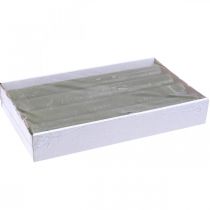 Prodotto Candele tinta unita candele a bastoncino verde oliva 34×240mm 4 pz