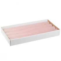 Prodotto Candele in tinta unita candele bastoncino rosa rosa chiaro 34x300mm 4 pz