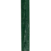 Candela verde scuro tinto in massa 34 x 240mm 4pz