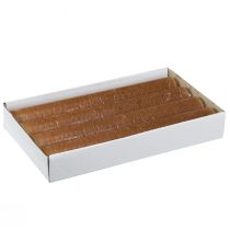 Prodotto Candele a stecca, candele in tinta unita, caramello, 34x240mm, 4 pezzi