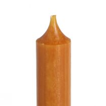 Prodotto Candele stick candela corta in cera color caramello 21x110mm 6 pz
