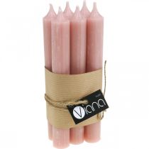 Prodotto Candele affusolate rosa, stile boho, Ø21/170mm, 6 pezzi
