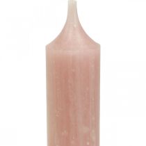 Candele a stelo candele rosa decorazione candela boho Ø21/170mm 6pz
