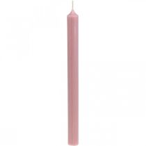 Prodotto Candele rustiche tinta unita rosa 350/28mm 4pz