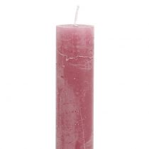 Prodotto Candele coniche tinta unita rosa antico 34 mm x 240 mm 4 pz