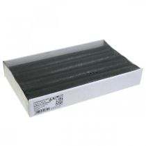 Prodotto Candele coniche candele tinta unita antracite 34×240mm 4 pz