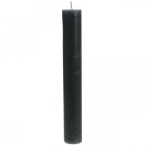 Prodotto Candele coniche candele tinta unita antracite 34×240mm 4 pz