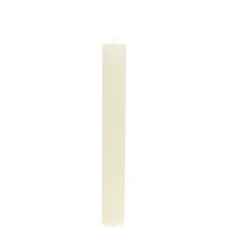 Prodotto Candele coniche crema tinta unita 34 mm x 240 mm 4 pz