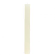 Prodotto Candele coniche crema tinta unita 34 mm x 300 mm 4 pezzi