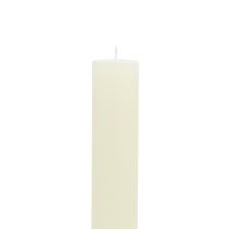 Prodotto Candele coniche crema tinta unita 34 mm x 300 mm 4 pezzi