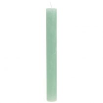 Prodotto Candele colorate fino al verde chiaro 34mm x 300mm 4pz