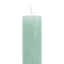 Prodotto Candele coniche tinta unita verde chiaro 34 mm x 300 mm 4 pezzi