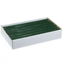 Prodotto Candele affusolate a tinta unita, verde scuro, 22×240 mm, 12 pezzi