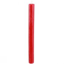 Prodotto Candele coniche candele colorate rosse 21×240mm 12pz
