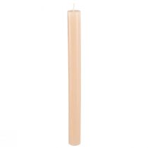 Prodotto Candele coniche tinta pesca arancio 21×240mm 12pz