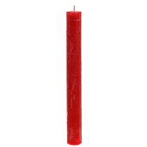 Prodotto Candele coniche tinte di rosso 34 mm x 300 mm 4 pz