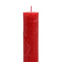 Prodotto Candele coniche tinte di rosso 34 mm x 300 mm 4 pz