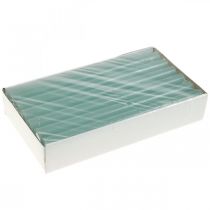 Prodotto Candele a stecca tinta unita verde 21×240mm 12pz