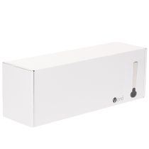 Prodotto Portacandele affusolato con cilindro in vetro. Semplice e intramontabile. 31 cm