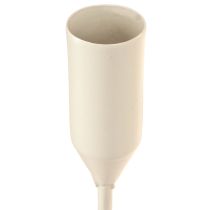 Prodotto Portacandele conico 6 candele portacandele grigio Ø20cm H31cm