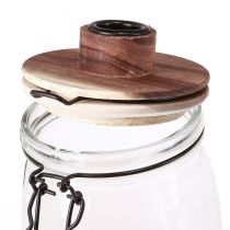 Prodotto Portacandele a bastone in vetro decorativo con chiusura Ø10cm H16cm
