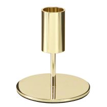 Prodotto Portacandele moderno in metallo dorato H10cm 4 pezzi