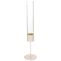 Prodotto Portacandele cilindrico in vetro moderno da 45 cm