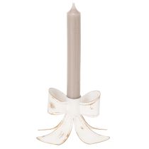 Prodotto Portacandele vintage a forma di fiocco, 12 cm
