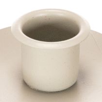 Prodotto Portacandele con base in legno di betulla e anello in metallo, 20 cm