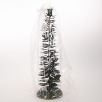 Prodotto Portacandele a forma di albero di Natale, in metallo verde, 45 cm