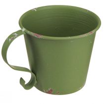Prodotto Portacandele a bastone tazza vintage decorazione in metallo verde Ø9,5 cm H8 cm 3 pezzi