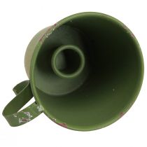 Prodotto Portacandele a bastone tazza vintage decorazione in metallo verde Ø9,5 cm H8 cm 3 pezzi
