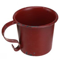 Prodotto Portacandele conico tazza vintage in metallo rosso vino Ø7cm H6cm 2pz