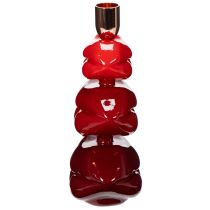 Prodotto Portacandele a forma di labbra lucide, design moderno, 21 cm