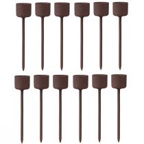 Prodotto Portacandele a bastone per tappare marrone ruggine Ø22mm H10,5cm 12 pz