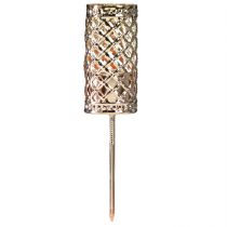 Prodotto Portacandele a bastoncino, oro, Ø22mm, H10cm, 4 pezzi