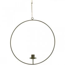 Anello decorativo per appendere Portacandele Loop Marrone Ø30cm