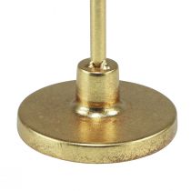 Prodotto Portacandele a bastone candeliere dorato in metallo H20cm