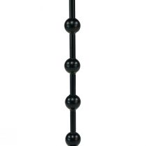 Prodotto Portacandele a bastone candeliere in metallo nero H30cm