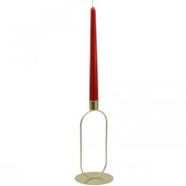 Candeliere Candeliere Ovale Oro Ø10cm H21cm