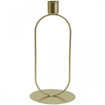 Candeliere Candeliere Ovale Oro Ø10cm H21cm
