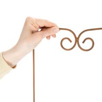 Prodotto Traliccio, supporto per arrampicata, elemento decorativo curvo per aiuole e vasi, 75 cm