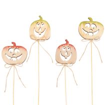 Prodotto Zucca decorativa con viso, decorazione di Halloween, 31 cm, 12 pezzi