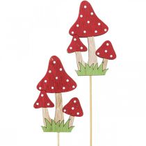 Spina fiore decorazione fungo fungo fungo decorazione autunnale 10 cm 18 pezzi