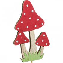 Spina fiore decorazione fungo fungo fungo decorazione autunnale 10 cm 18 pezzi