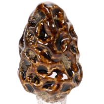 Prodotto Stecco decorativo artificiale a forma di fungo spugnola per vasi e tavoli, 13 cm, 2 pezzi